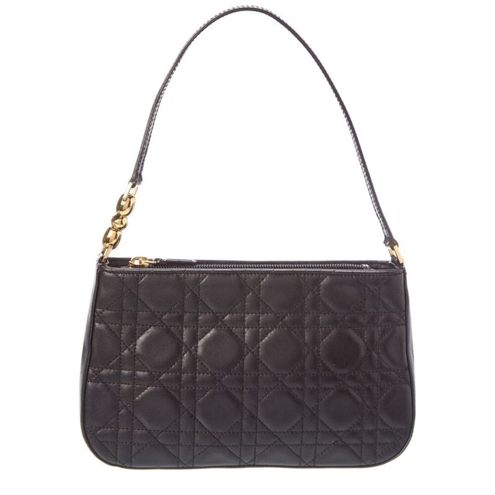 Dior Black Lambskin Leather Pochette (Authentic Pre-Loved)